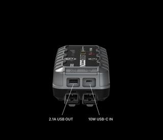 GB50 USB Ports 10W USB C In and 2.1A USB Out