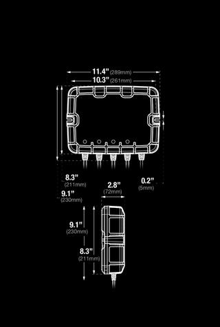 Dimensions Of GENPRO10X4 NOCO 30A GEN Charger_F9B_XS_2x 100