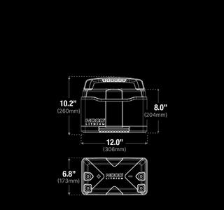 dimensions Of NLX27 noco lithium battery_F9B_XS V2