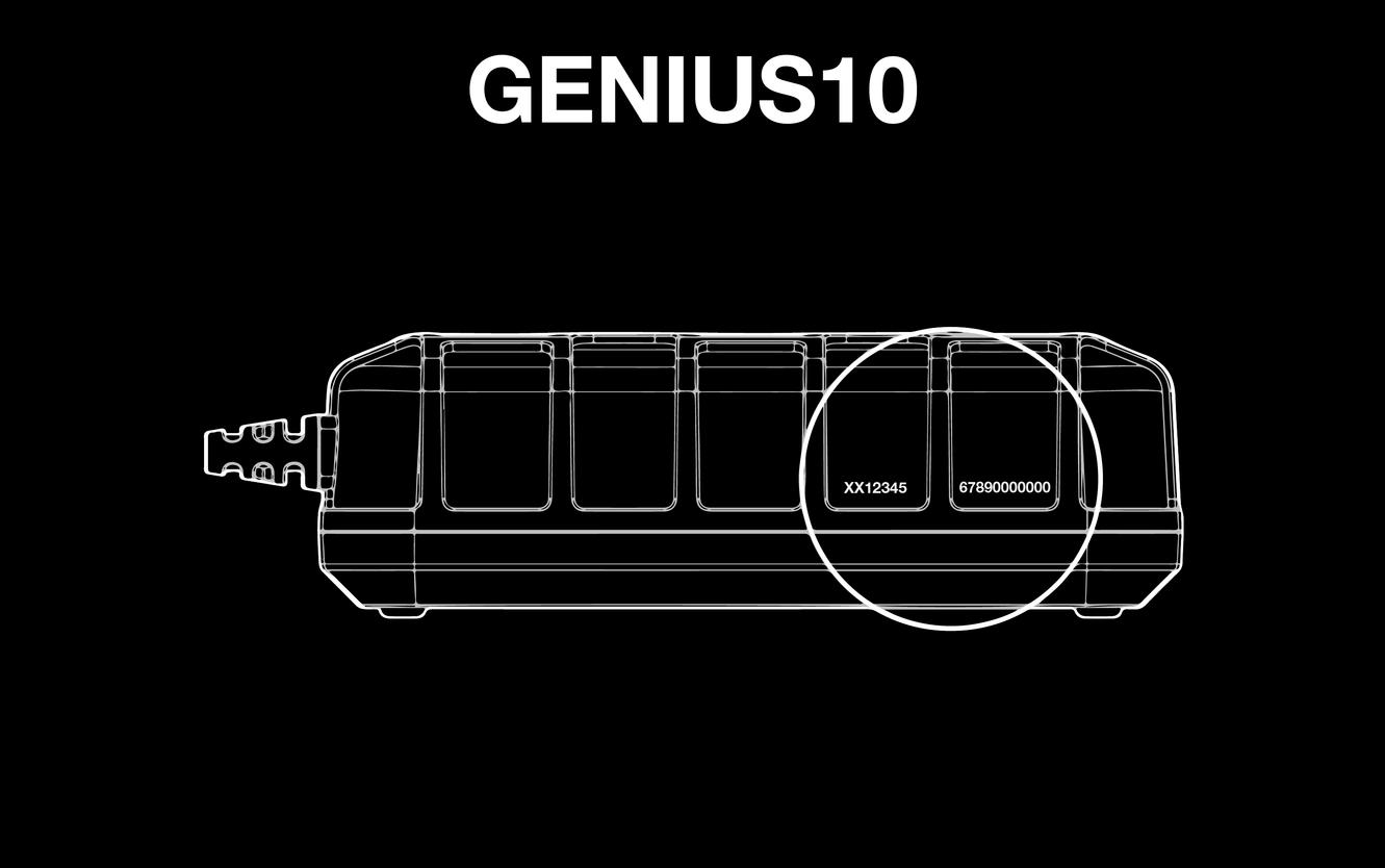 Genius Serial NOCO - Locating the Serial Number on Genius