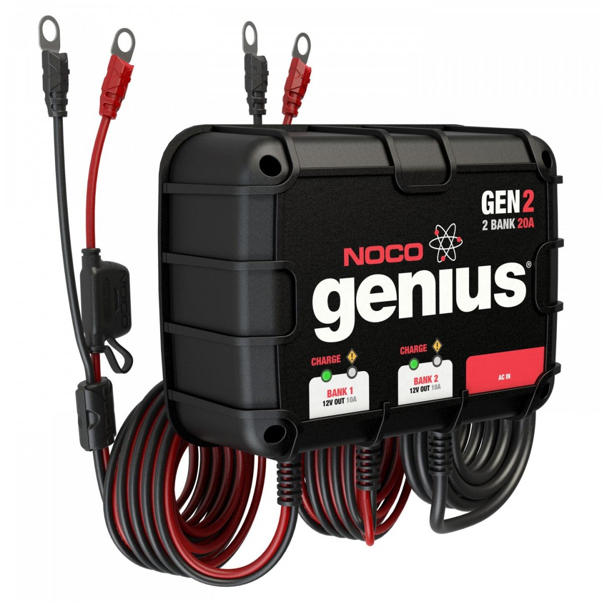 NOCO 2Bank 20A OnBoard Battery Charger GEN2