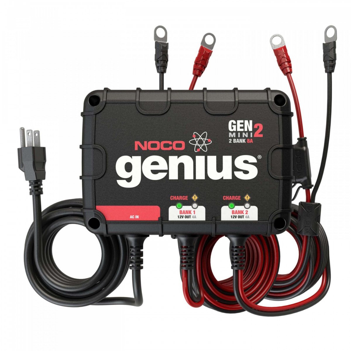 NOCO Genius 2 Bank Charger – The Bass Tank