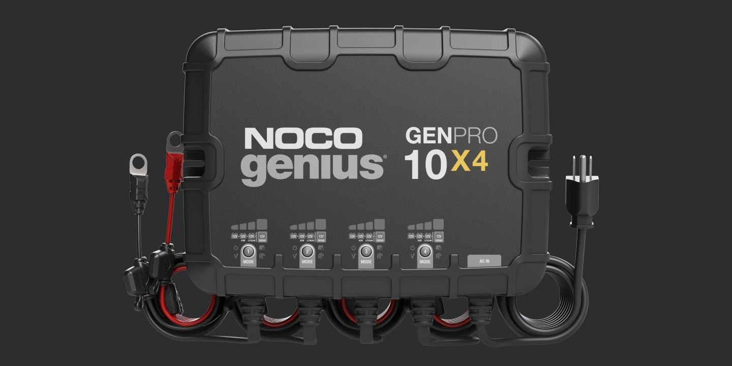 NOCO - 4-Bank 40A On-Board Battery Charger - GENPRO10X4