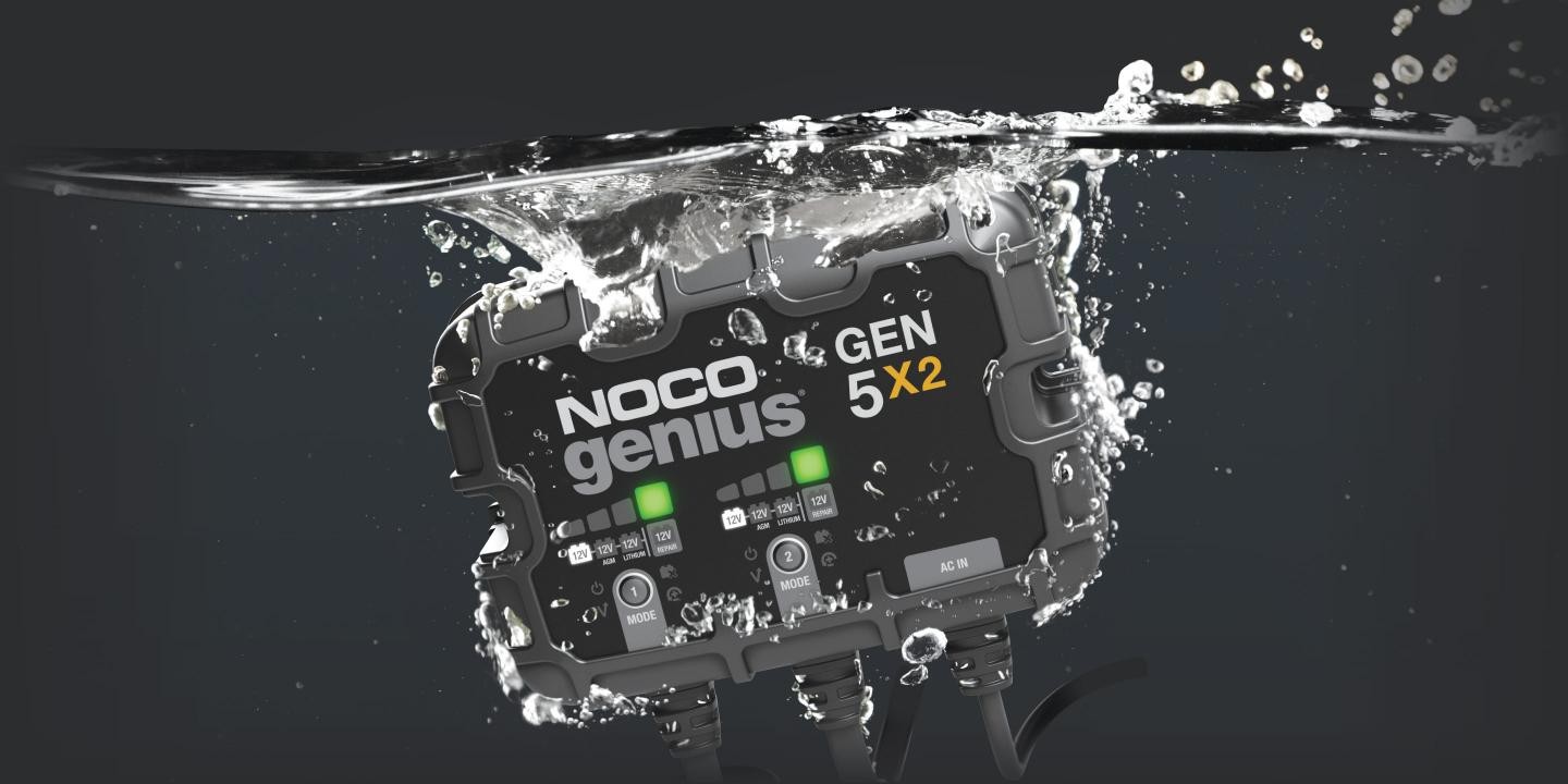 NOCO - 2-Bank 10A On-Board Battery Charger - GEN5X2
