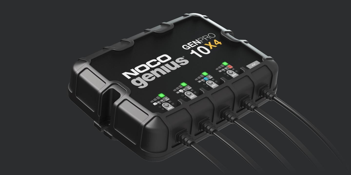 NOCO - 4-Bank 40A On-Board Battery Charger - GENPRO10X4