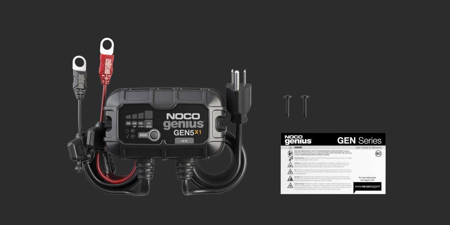 NOCO GEN5X1 - Battery Charger 1-Bank 5 Amp Onboard