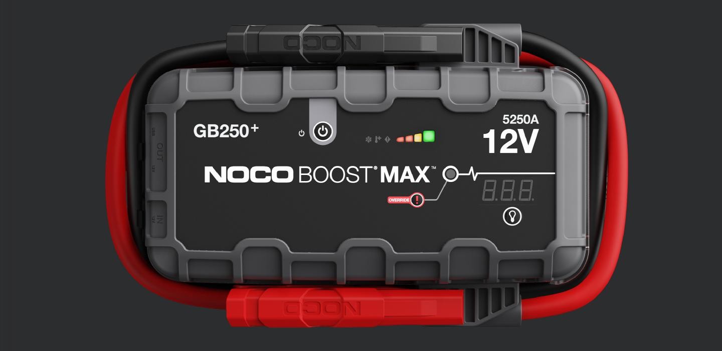 GB250+  NOCO Boost Max 12v 5250-Amp Lithium Jump Starter 