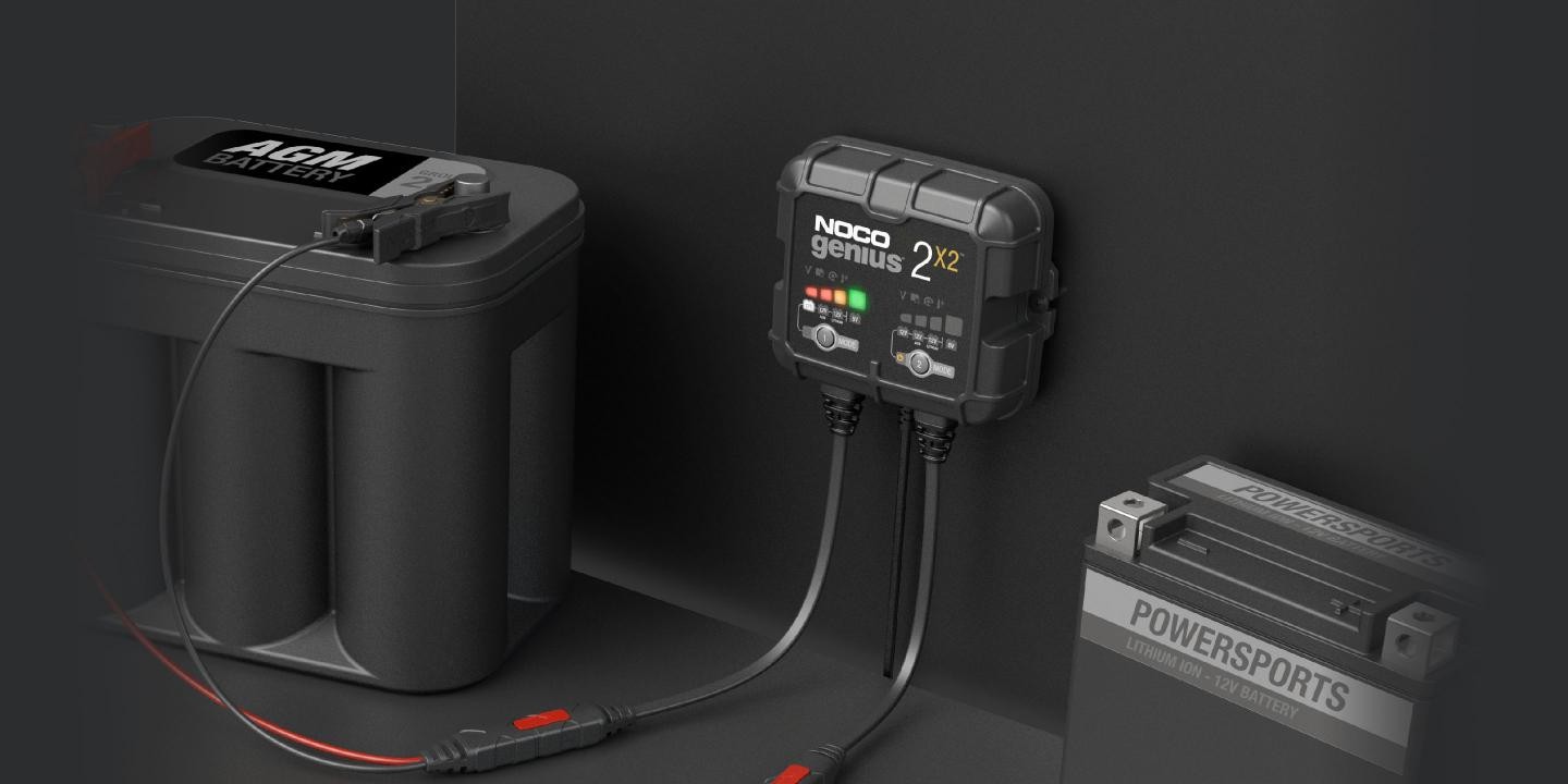 NOCO Genius2x2 Two-Bank Battery Charger