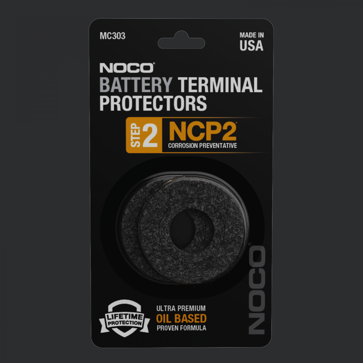NOCO B603S NCP-2 Grey Top Post Battery Corrosion Terminal Protector Pack of 50 