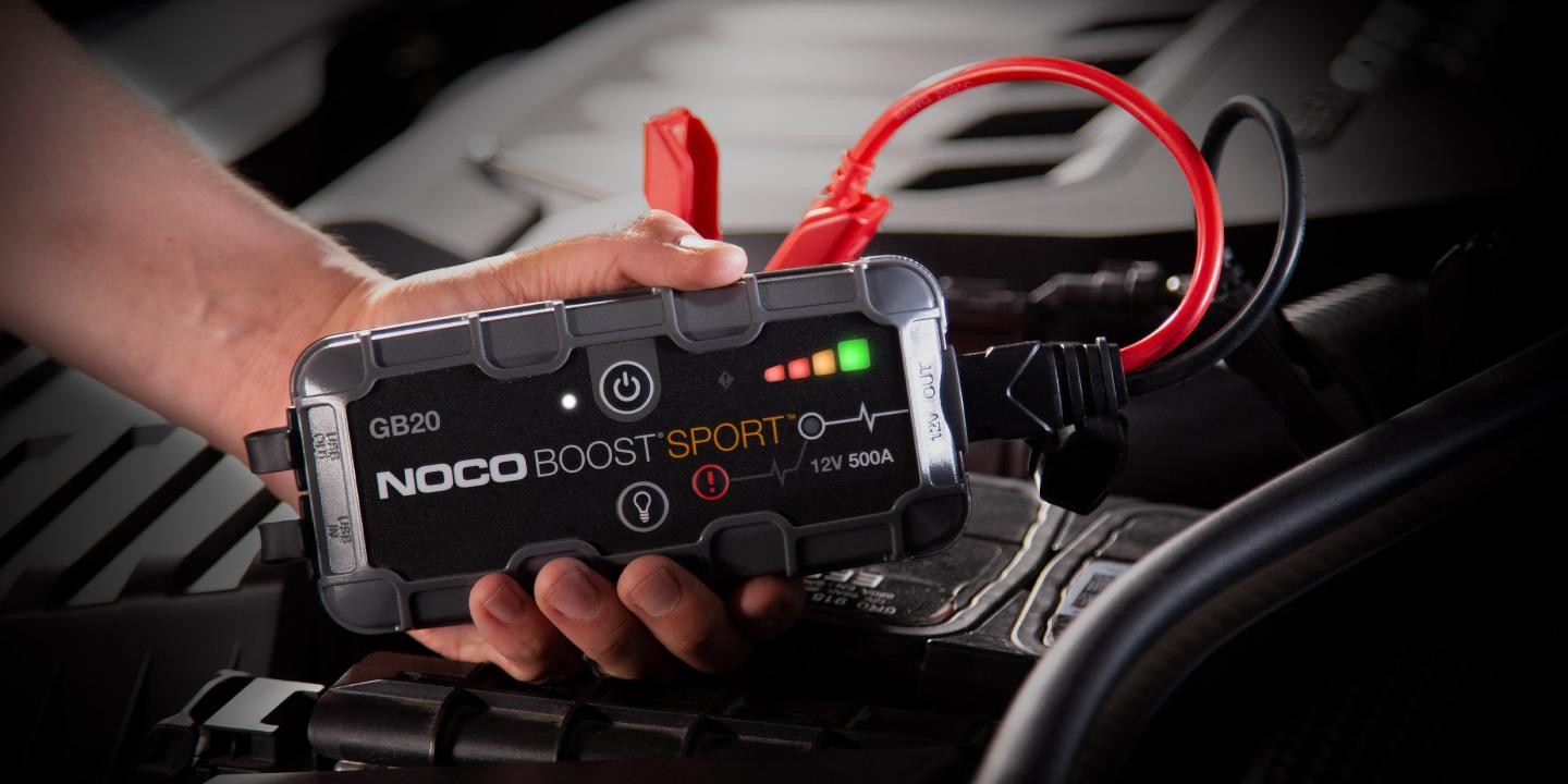 Starthilfe für leere Batterien NOCO Boost Sport GB20 500A 12V