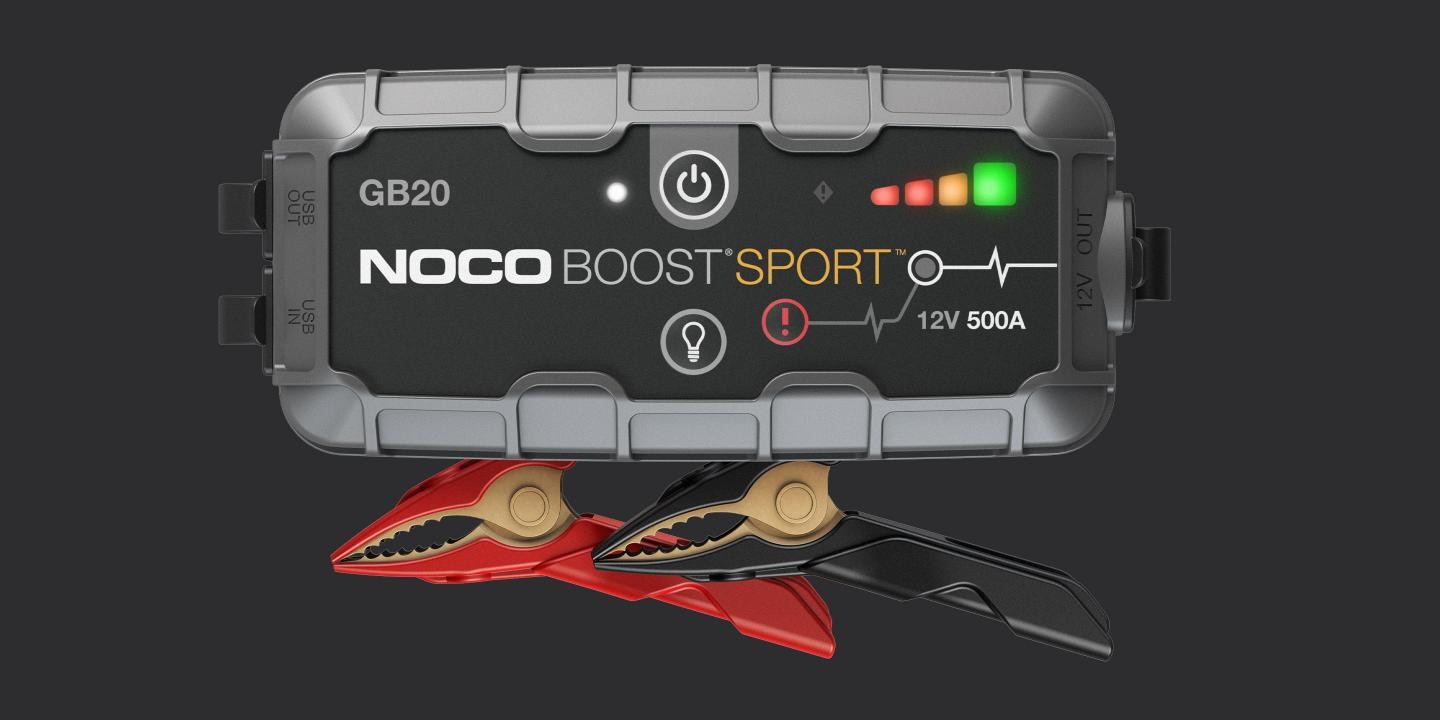 Starthilfegerät NOCO GB20 Boost Sport 400A 12V Jump Starter Lithium-Ion 