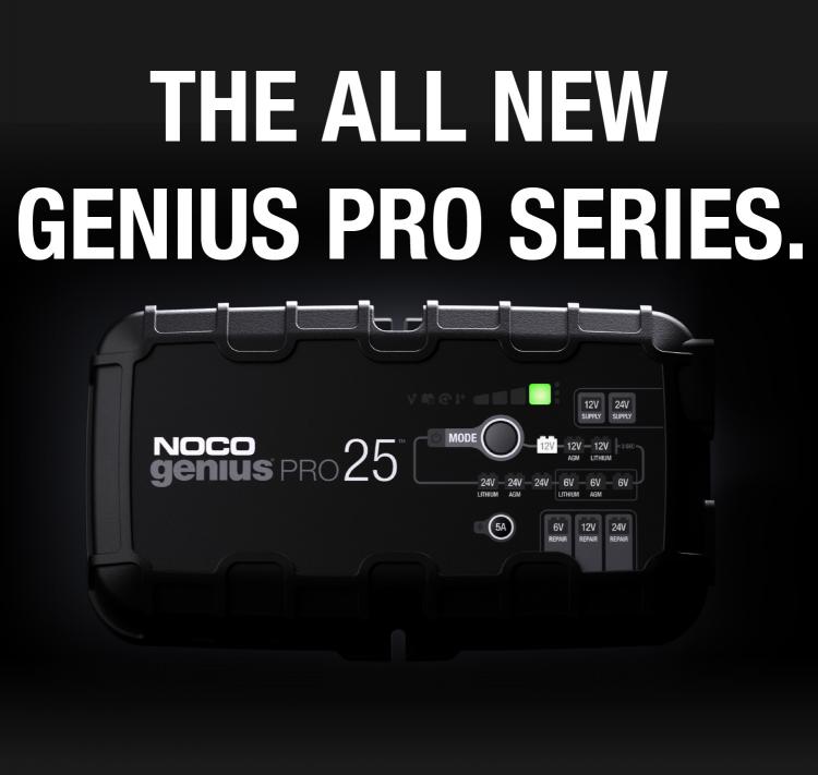 Noco Genius Pro 25 Multicharger 6V / 12V / 24V - 25A - Bleisäure
