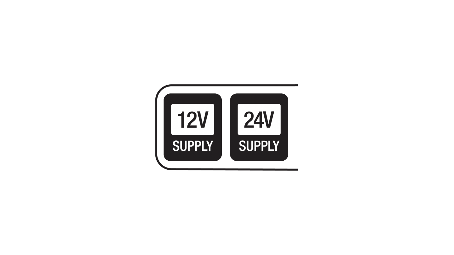 12V / 24V Supply Mode LED