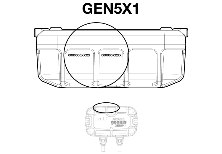 Locating the Serial Number on GEN & GENPRO