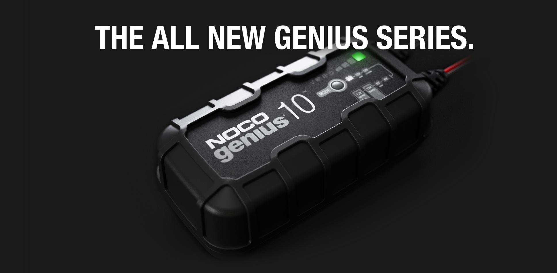 NOCO Genius 10 10 Amp Fully-Automatic 6V/12V Battery Smart Charger