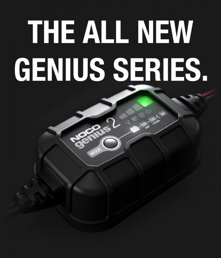 NOCO GENIUS2, cargador inteligente de batería de coche 2A, cargador  automotriz de 6 V y 12 V, mantenedor de batería, cargador de goteo y  cargador de