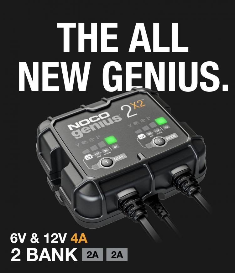 Chargeur Genius 2X4 4 sorties 2A - Chargeurs - BatterySet