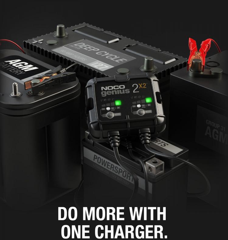 NOCO GENIUS 4A 2-Bank smart battery charger and maintainer