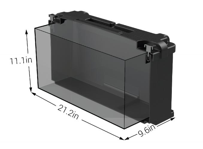 NOCO HM408 Group 4D Commercial-Grade Battery Box Black Pack of 1 Size 
