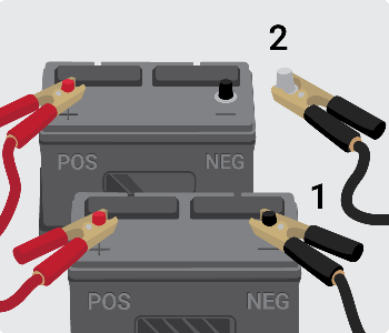 Booster Cable Car Battery Connection Jumper Jump Start Prevent Reverse Charge hh