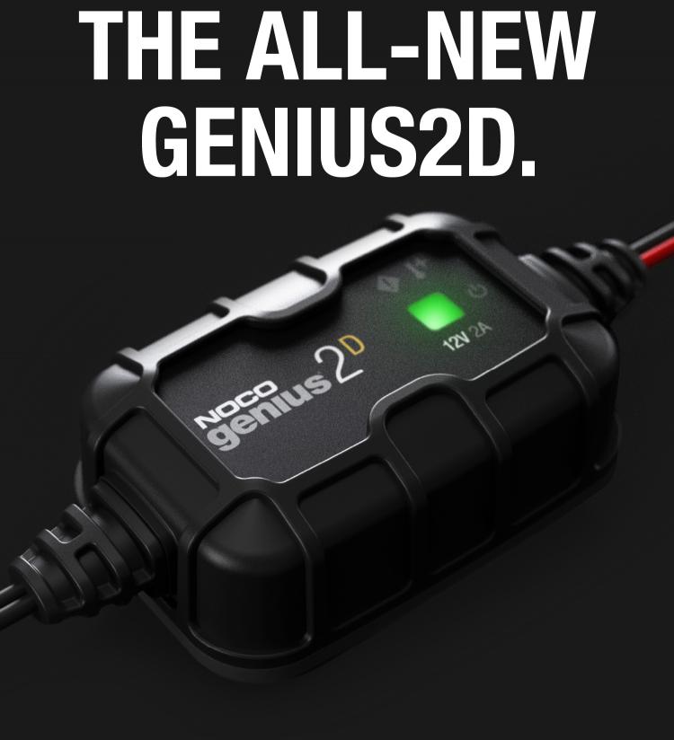 NOCO GENIUS2D 2-Amp Fully-Automatic Smart Charger 12V Battery Charger 
