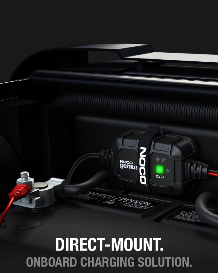 NOCO GENIUS2D 2 Amp Direct-Mount Battery Charger and Maintainer