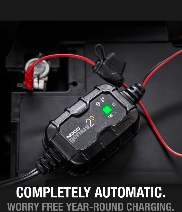 NOCO - 2A Direct-Mount Battery Charger and Maintainer - GENIUS2D