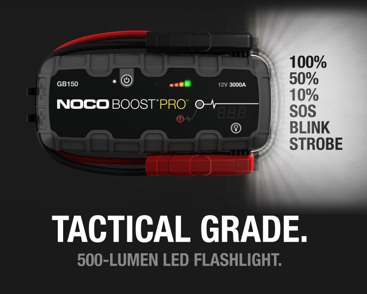 NOCO Genius Boost Pro GB150 3000 Amp 12V UltraSafe Lithium JumpStarter with case 