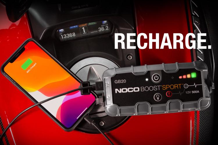 Starthilfe für leere Batterien NOCO Boost Sport GB20 500A 12V