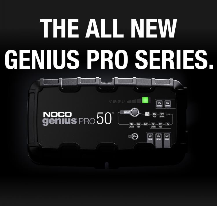 NOCO Company - NOCO GENIUSPRO50 6V/12V/24V 50-Amp Smart Battery Charger  #BCN64812