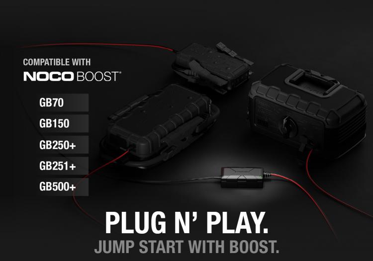 NOCO XGC4 56W Boost Power-Adapter für GB70, GB150, GB250, GB251 und GB500  UltraSafe-Lithium Starthilfen : : Auto & Motorrad