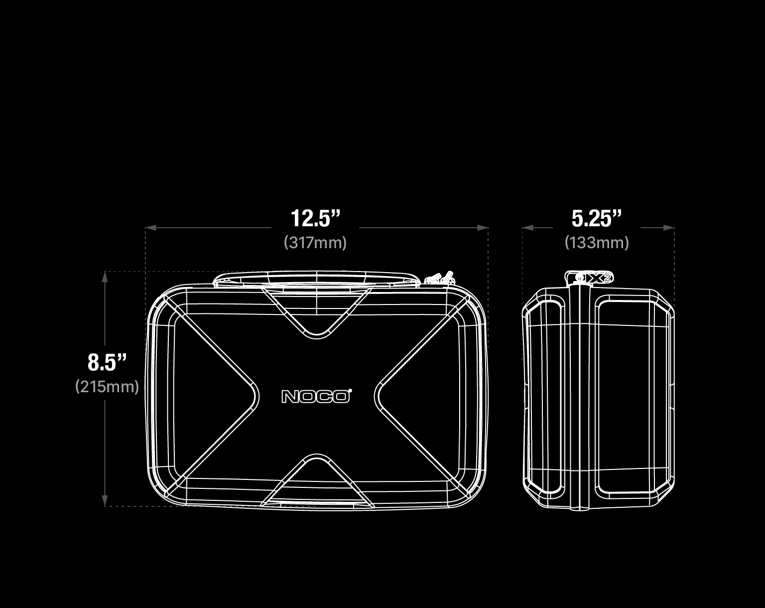 NOCO - GBC103 EVA Protective Case For GBX75 UltraSafe Lithium Jump