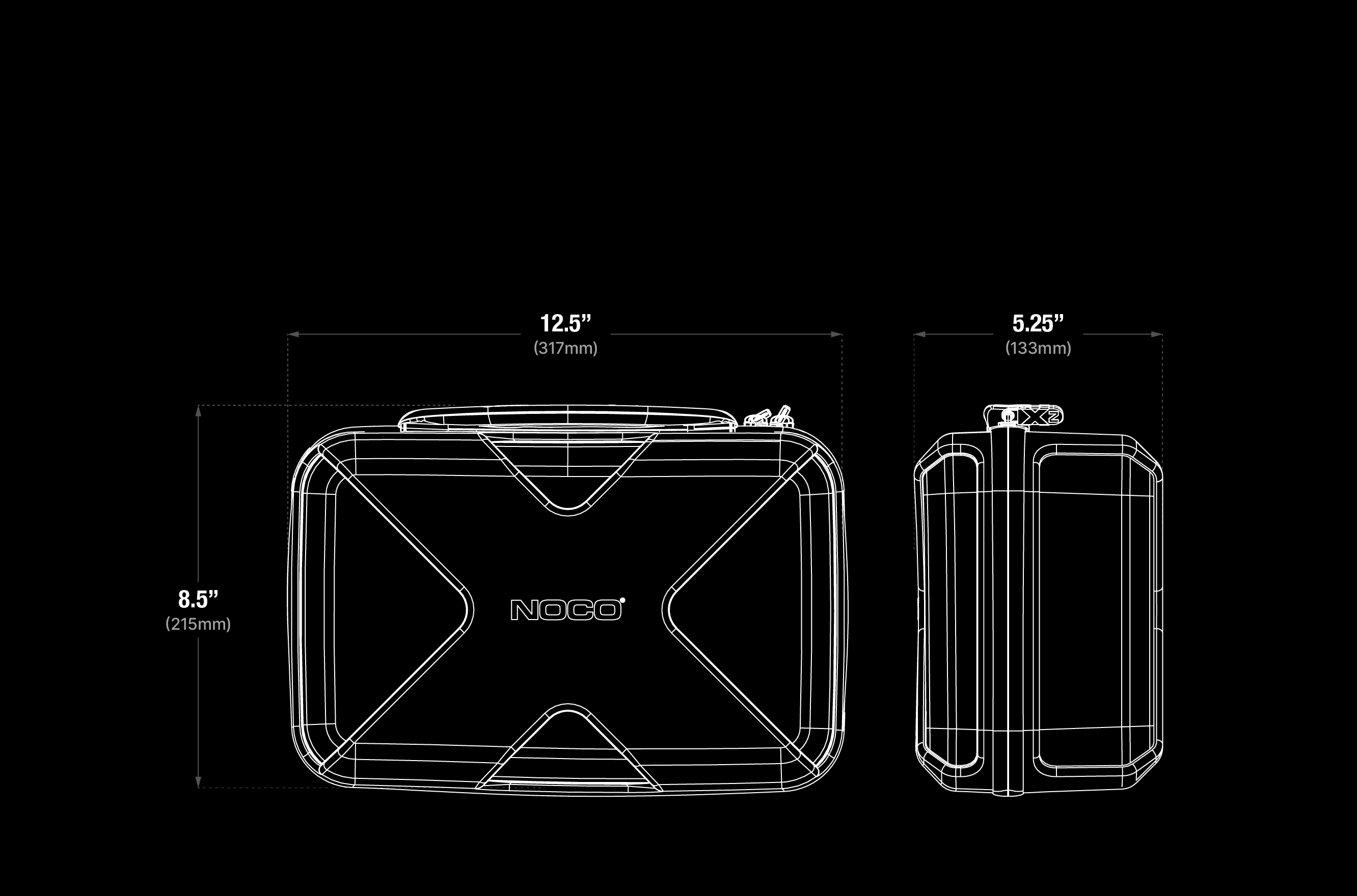 NOCO - GBC103 EVA Protective Case For GBX75 UltraSafe Lithium Jump