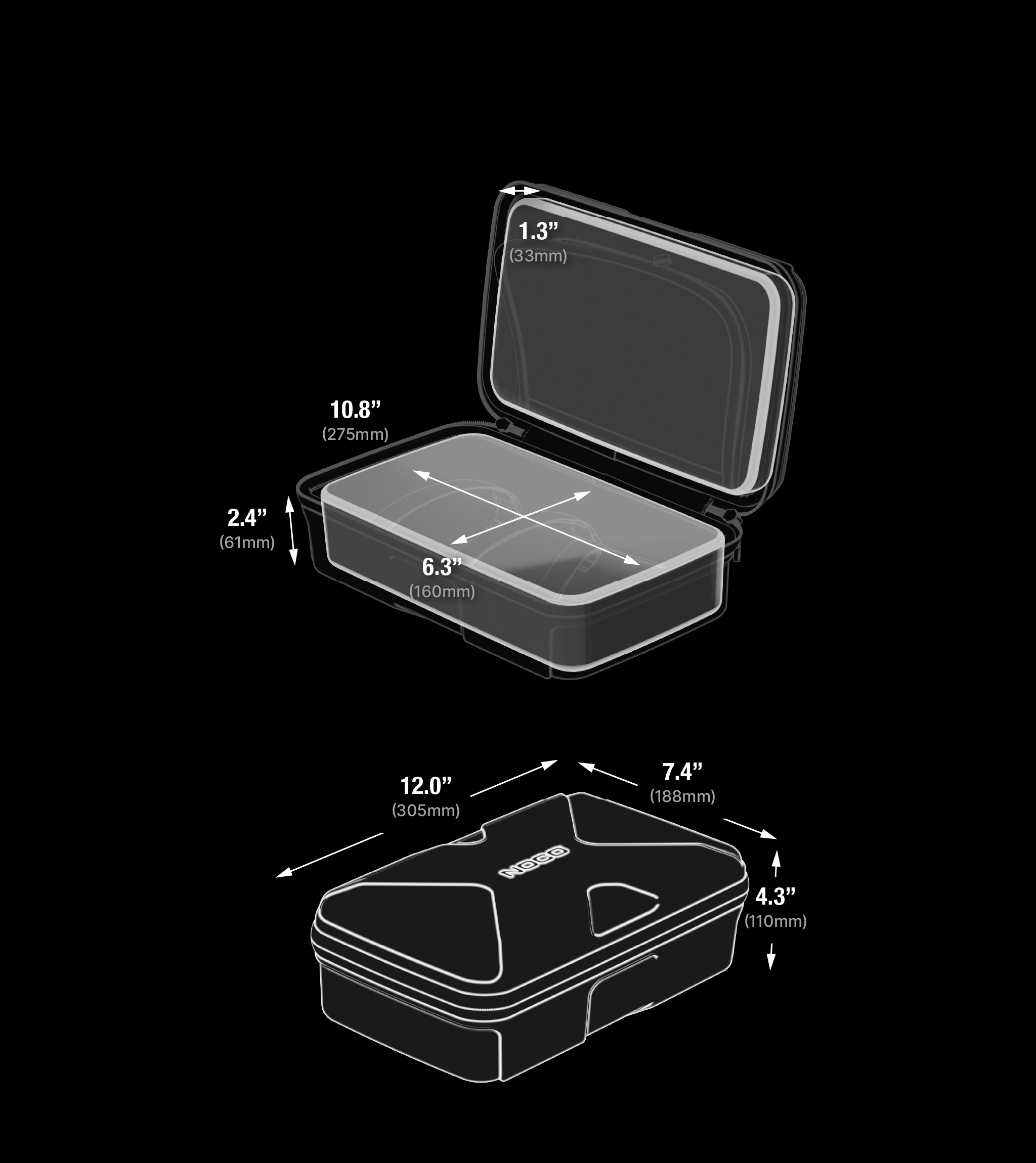 NOCO - GC040 EVA Protective Case For GENIUS Smart Battery Chargers