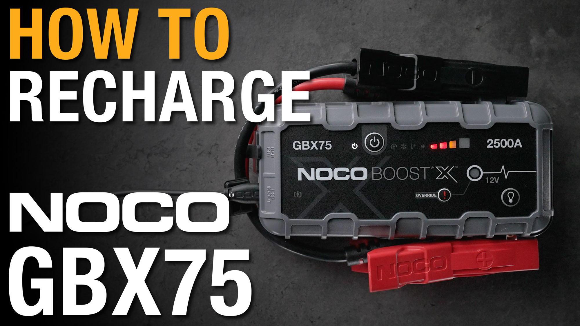 nocoページ NOCO - 2500A Lithium Jump Starter - GBX75