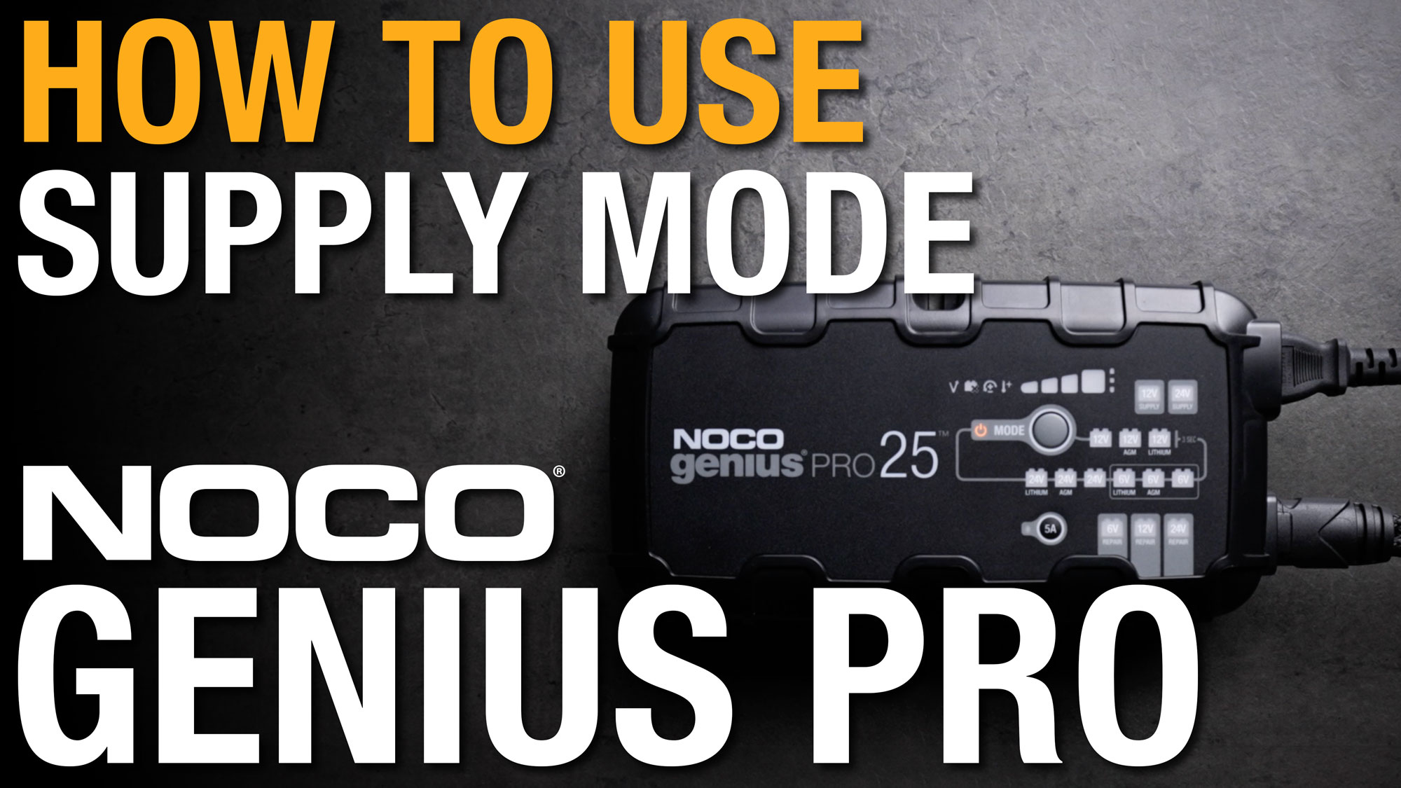 NOCO - 25A Professional Battery Charger - GENIUSPRO25