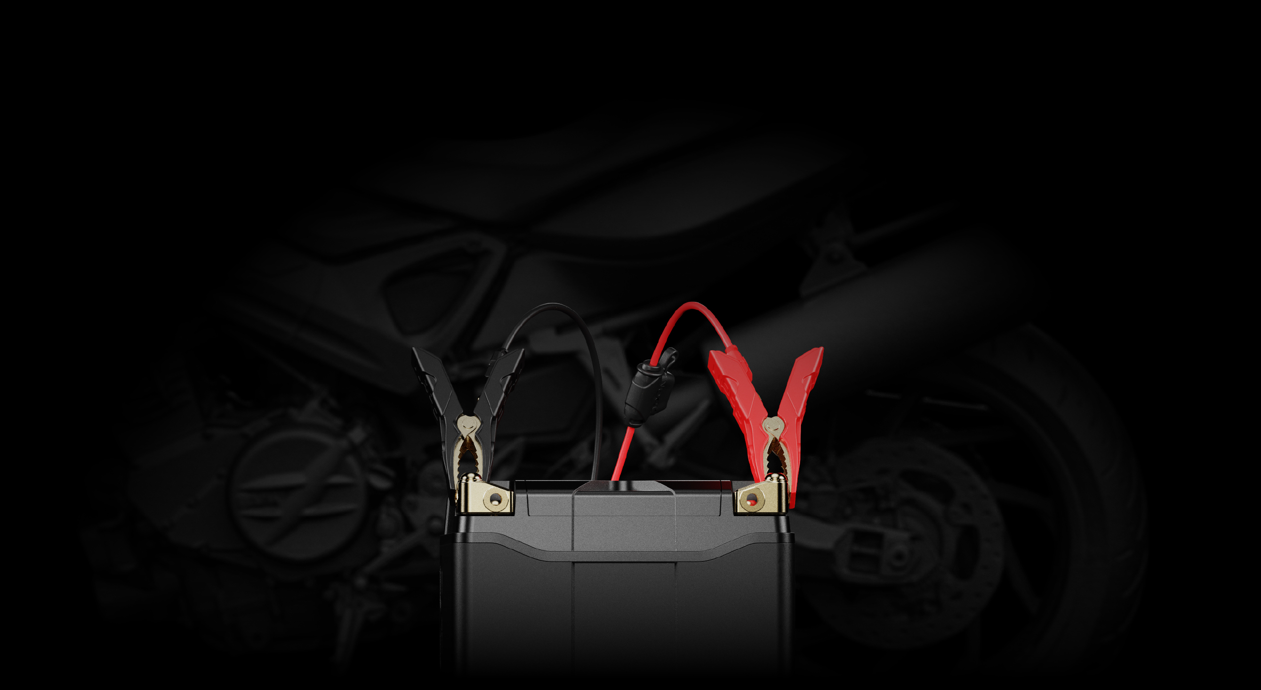 NITRO-COMP V2＋4WAY分岐＋クランプ式ホルダー まとめ売り NOCO - 12V Plug w/ Battery Clamps - GC017