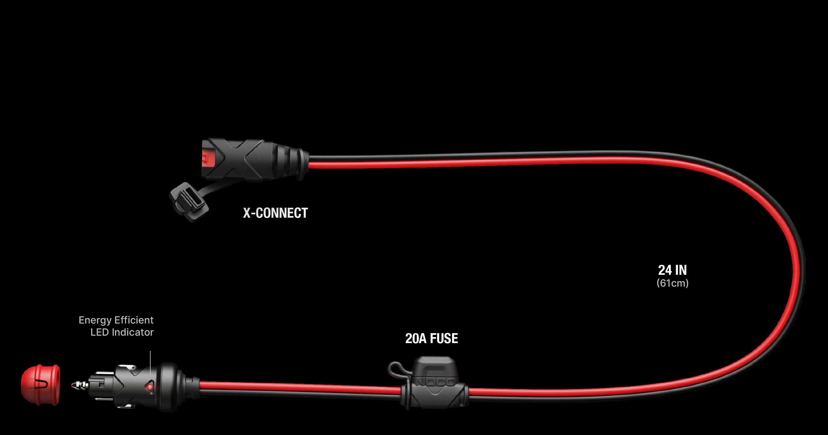 NOCO - X-Connect 12V Male Plug - GC003