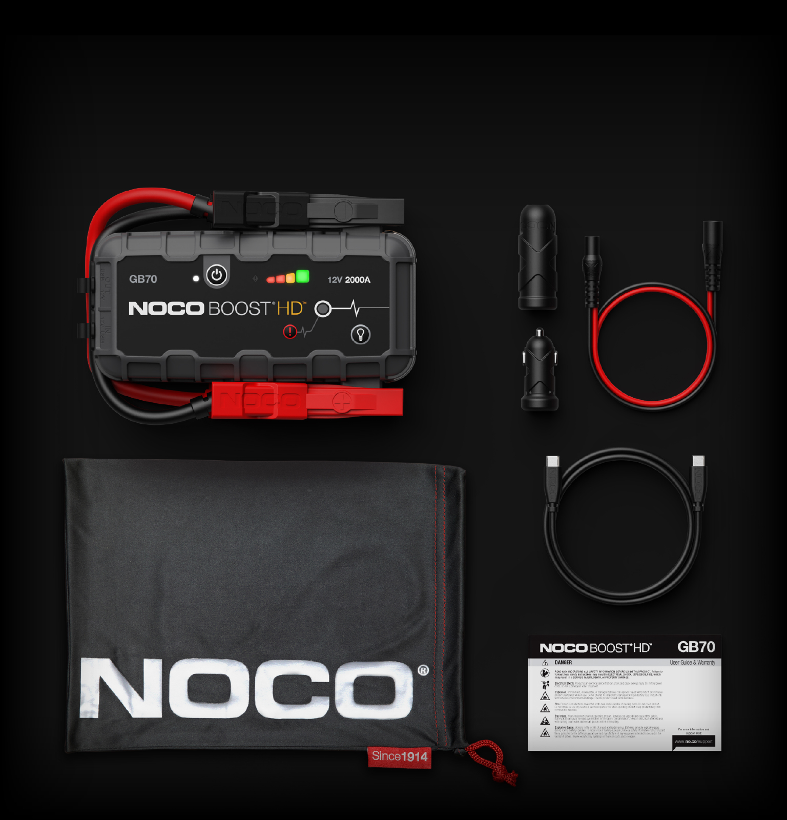 NOCO - 2000A Lithium Jump Starter - GB70
