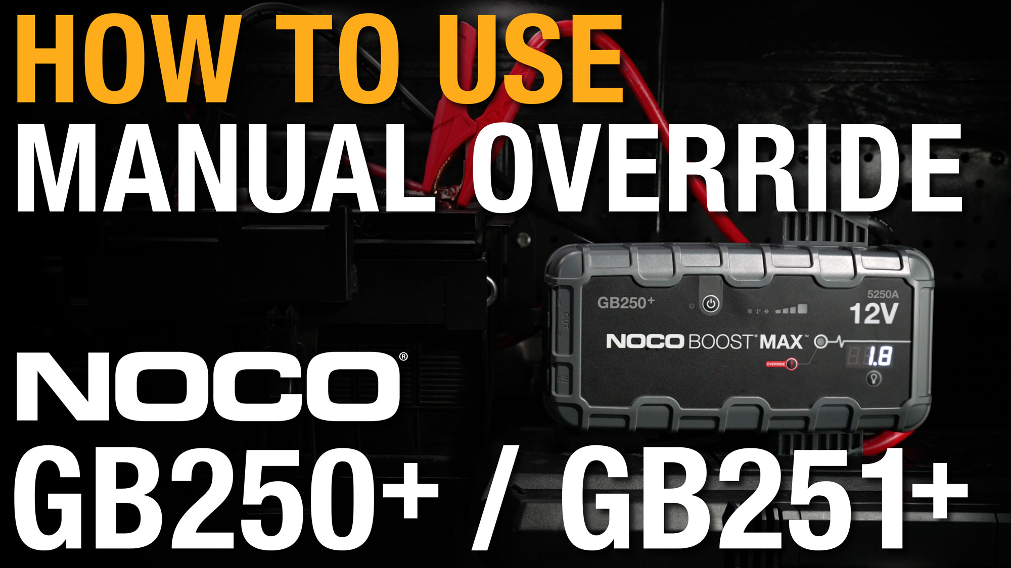 NOCO Boost GX series LED flash code guide