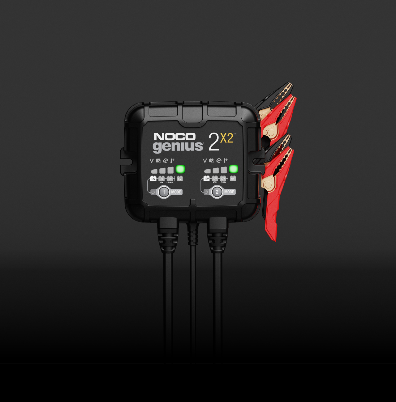 NOCO GENIUS2X2 4A 2-Bank Genius Battery Charger