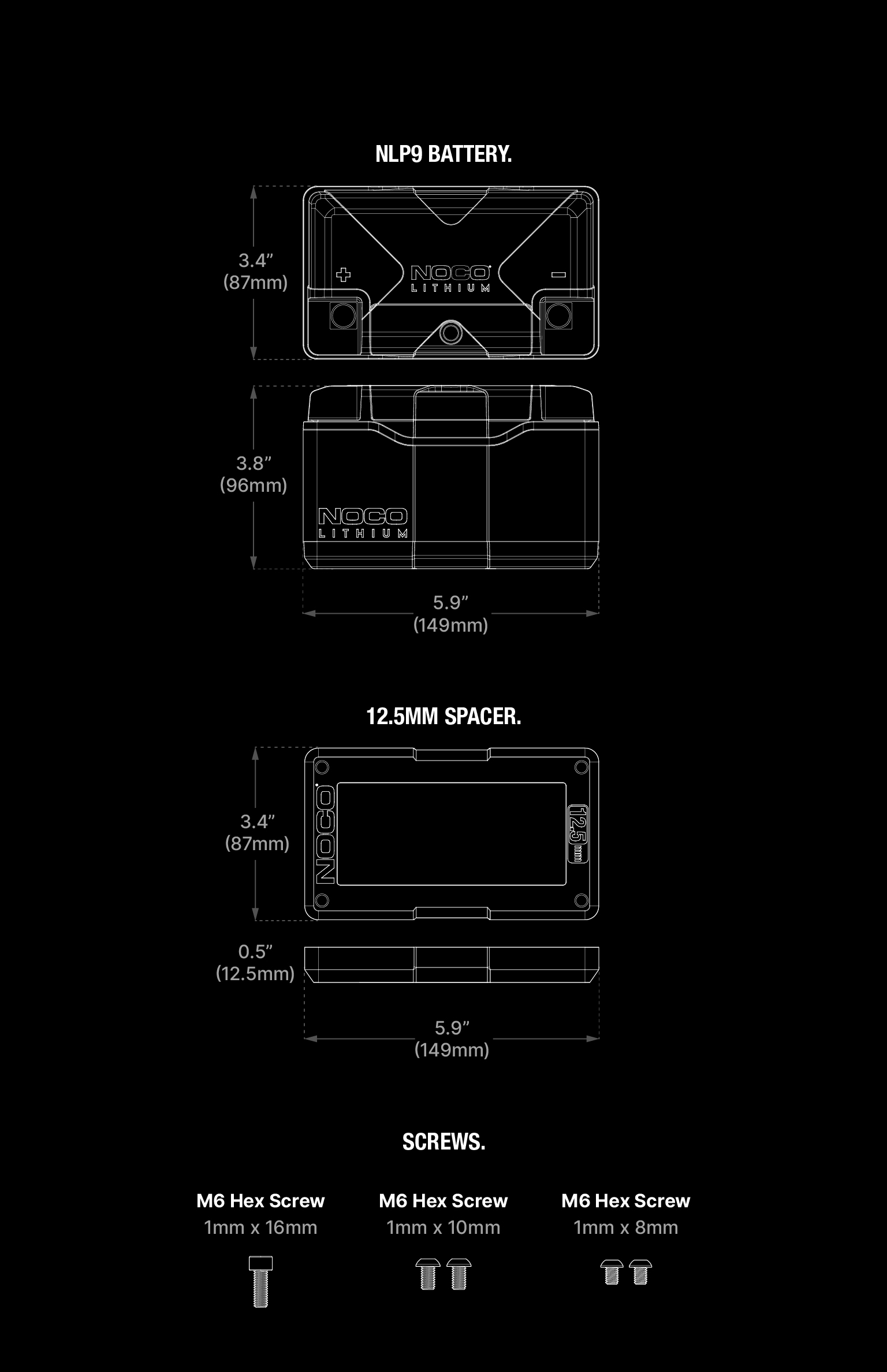 NOCO - 400A Lithium Powersport Battery - NLP9