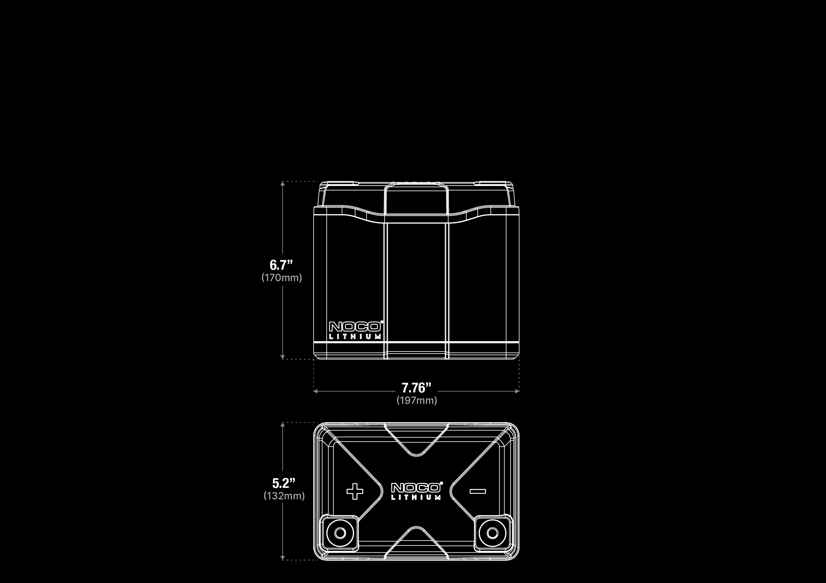 NOCO NLXU1 Lithium Dual-Purpose Battery