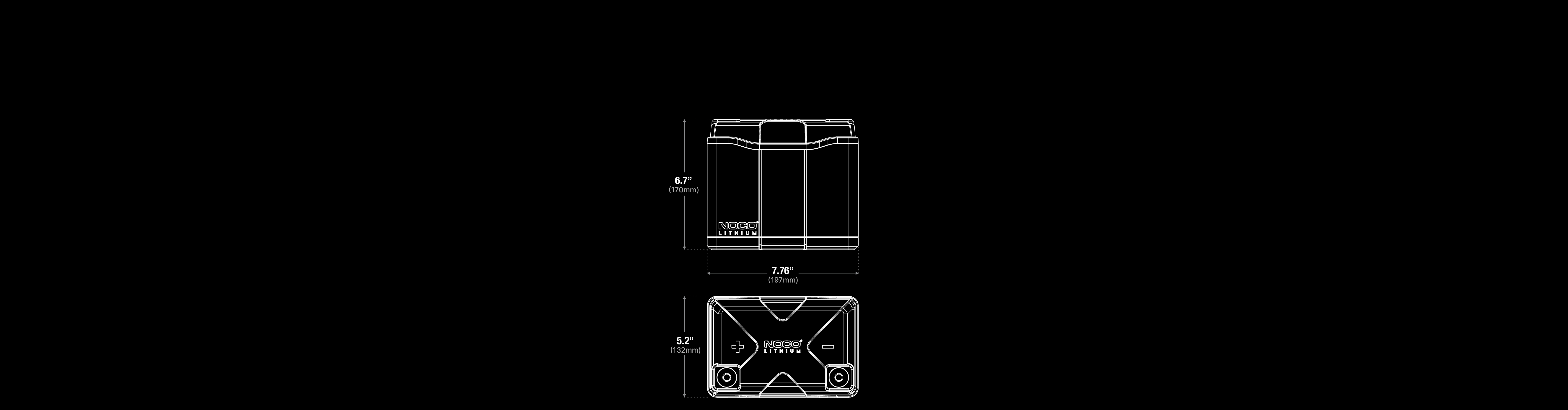 NOCO NLXU1 Lithium Dual-Purpose Battery